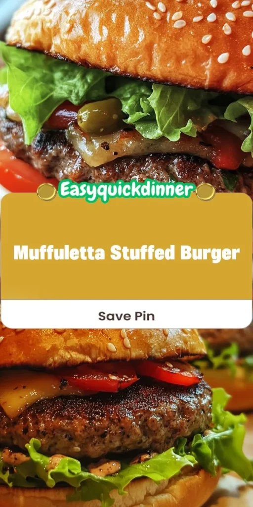 Elevate your meal prep with this protein-packed lunch idea that combines the bold flavors of a Muffuletta stuffed burger! Perfect for busy weekdays, this easy lunch recipe brings a taste of New Orleans right to your kitchen, ensuring you don&rsquo;t sacrifice flavor for convenience. Try it out and impress your taste buds with this unique twist! ProteinPacked EasyLunchRecipes Muffuletta MuffulettaBurger LunchIdeas FlavorfulLunch Afterka