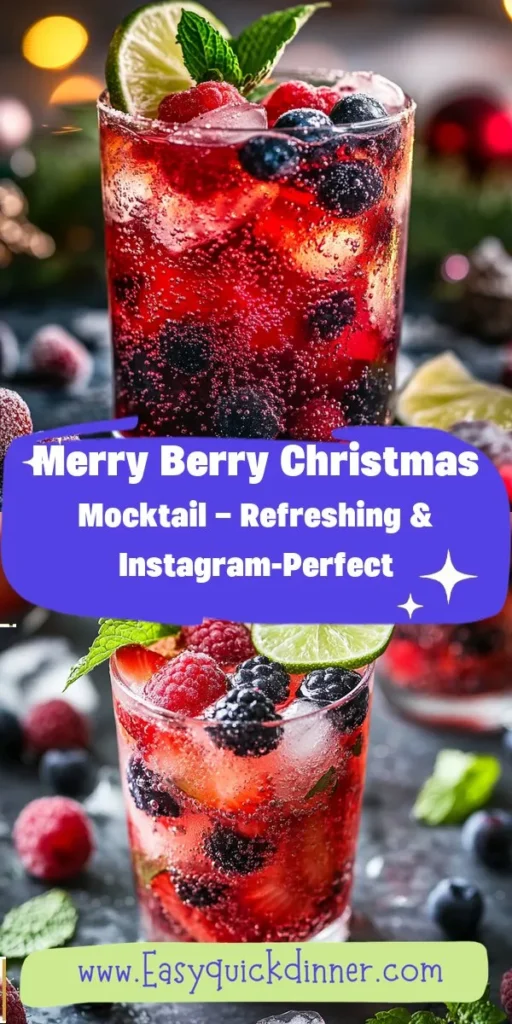 Looking for a festive vegetarian lunch option that fits into your low-carb lifestyle? Try our Merry Berry Christmas Mocktail, perfect for holiday gatherings and family get-togethers. Enjoy a refreshing blend of mixed berries and sparkling water that everyone can toast to this season! VegetarianLunchOption LowCarbLunch HealthyHolidays MocktailMagic FestiveFlavors Afterka HolidayCheers