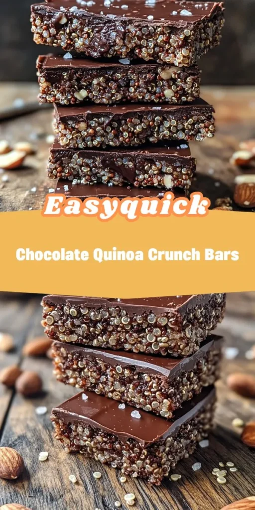 Discover the perfect blend of taste and nutrition with easy lunch recipes like Chocolate Quinoa Crunch Bars! These healthy lunch ideas are packed with protein and flavor, making them a delicious choice for a mid-day boost. Whether youre on-the-go or meal prepping for the week, afterka has you covered with satisfying snacks that keep you energized. HealthyLunch EasyLunchRecipes QuinoaBars SnackIdeas MealPrep HealthySnacking ChocolateLovers