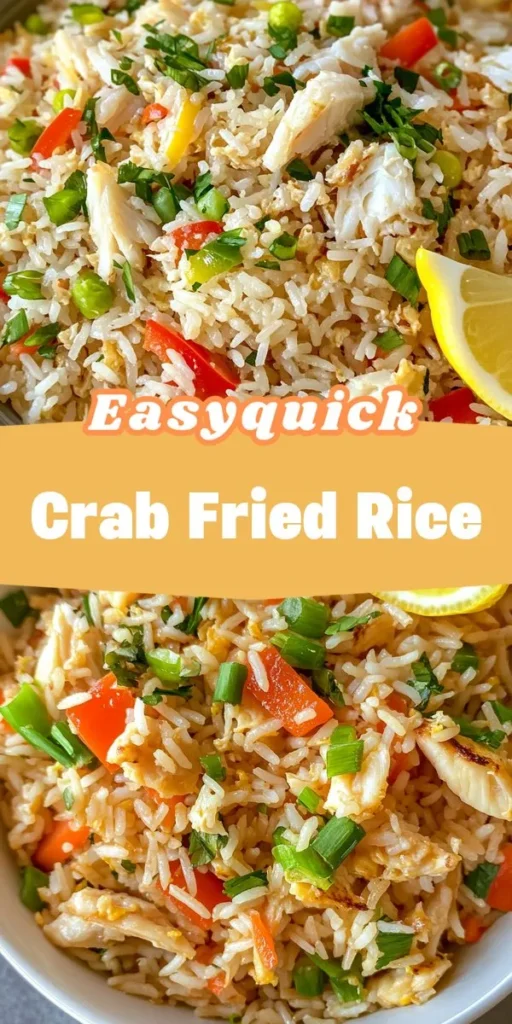 Looking for quick meal prep ideas that pack a punch? This Crabby Coastal Fried Rice Delight is your answer! With succulent crab meat, vibrant veggies, and aromatic seasonings, its a healthy lunch option that is as satisfying as it is simple to make. Afterka has the perfect recipe for your next lunchtime craving! QuickMealPrep HealthyLunchIdeas FriedRice CrabRecipes EasyLunch MealPrepIdeas CoastalCooking