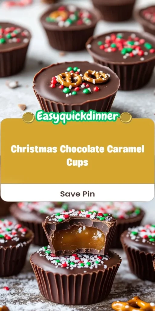 Discover the perfect homemade dessert ideas with these Christmas Chocolate Caramel Cups that blend rich chocolate with smooth caramel for an unforgettable flavor experience. These easy cake recipes are not just simple to make, but they also add a festive touch to any holiday gathering, turning every bite into a moment of joy. Get ready to impress your friends and family with this delightful treat from afterka! HomemadeDesserts EasyCakeRecipes ChocolateCaramel HolidayTreats DessertIdeas FestiveBaking ChristmasSweets