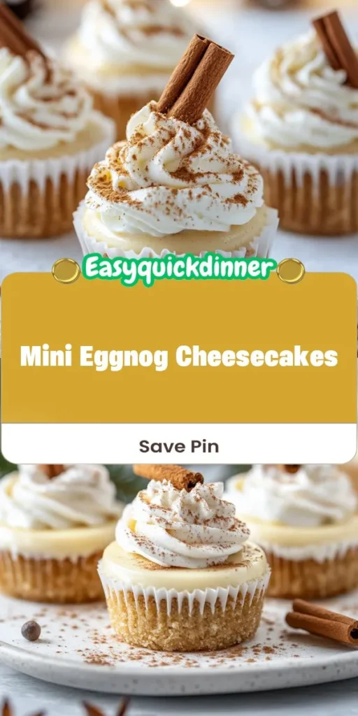 Looking for easy cake recipes that pack a festive punch? These mini eggnog cheesecakes offer a delightful blend of creamy texture and nostalgic eggnog flavor, perfect for your holiday gatherings. With a quick brownie recipe option on the side, you can elevate your dessert table effortlessly. EasyCakeRecipes MiniCheesecakes HolidayBaking DessertIdeas FestiveFlavors Afterka QuickBrownieRecipe