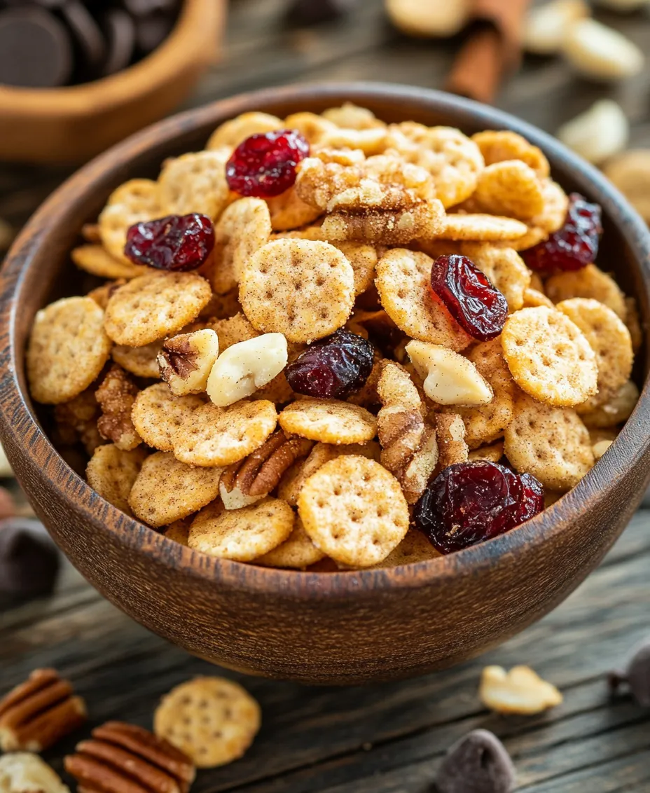 In the world of snacking, few things are as versatile and satisfying as a well-crafted snack mix. Whether it's a cozy movie night, a festive gathering, or just a simple craving for something crunchy and sweet, snack mixes provide the perfect solution. They are the ultimate blend of flavors and textures that can be customized to cater to a variety of tastes. Among the many variations of snack mixes, the Cinnamon Sugar Oyster Cracker Snack Mix offers a unique twist that combines the beloved oyster cracker with the warm, inviting flavors of cinnamon and sugar. This delightful combination not only satisfies your sweet tooth but also provides a satisfying crunch that keeps you coming back for more.