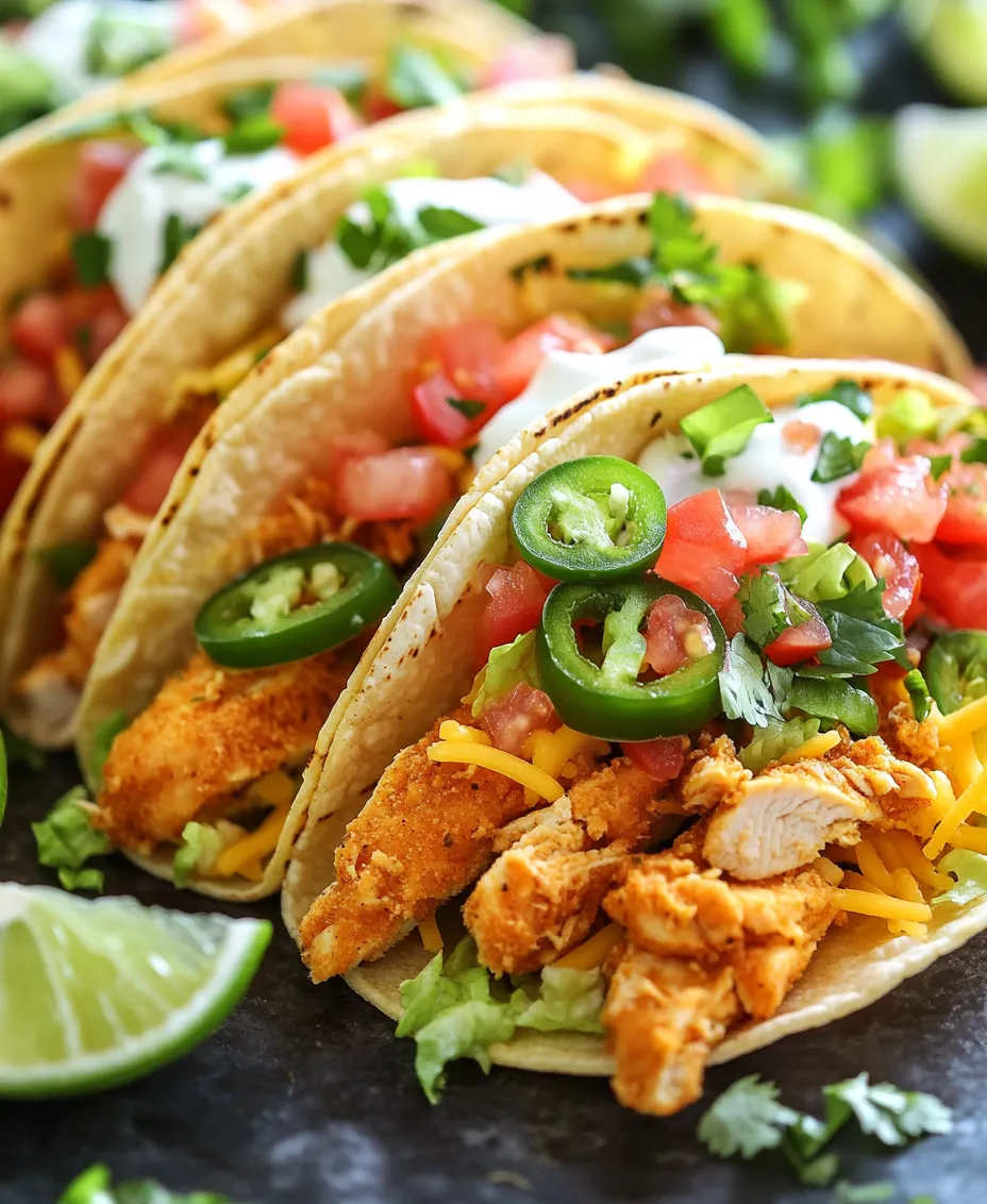 If you're looking for a meal that's quick, delicious, and incredibly versatile, look no further than chicken tacos. These delightful handheld treats have secured a special place in kitchens around the world, thanks to their ease of preparation and rich flavor. Whether you're hosting a casual gathering, whipping up a weeknight dinner, or simply craving something satisfying, chicken tacos are the perfect answer.