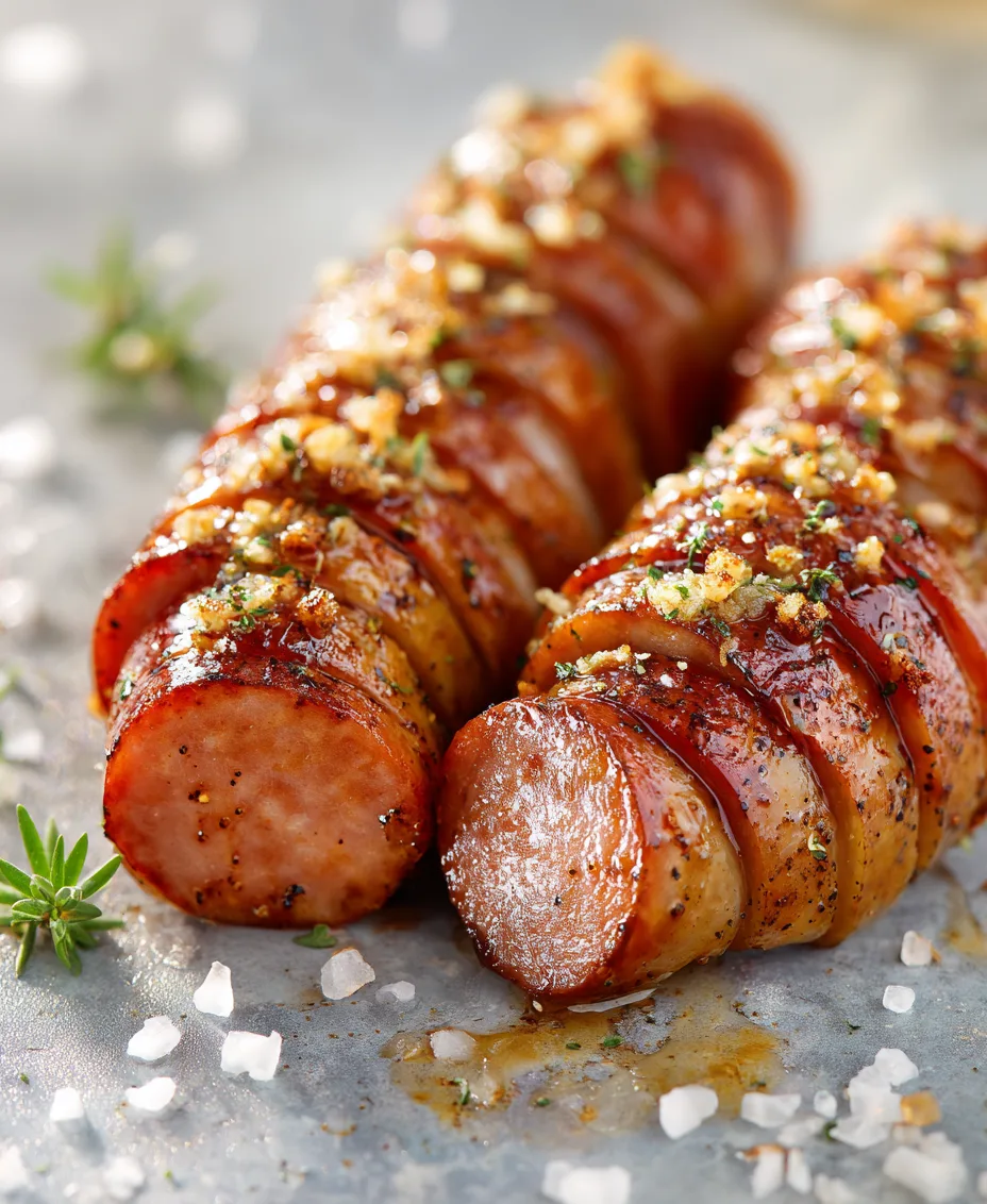Welcome to today's recipe adventure - Mustard Hasselback Kielbasa Bites! These little bites are bursting with flavor and are perfect for any occasion, whether you're hosting a party or simply looking for a delicious snack. With a prep time of just 15 minutes and a cook time of 30 minutes, these bites will be ready to impress in under an hour. Let's dive in!