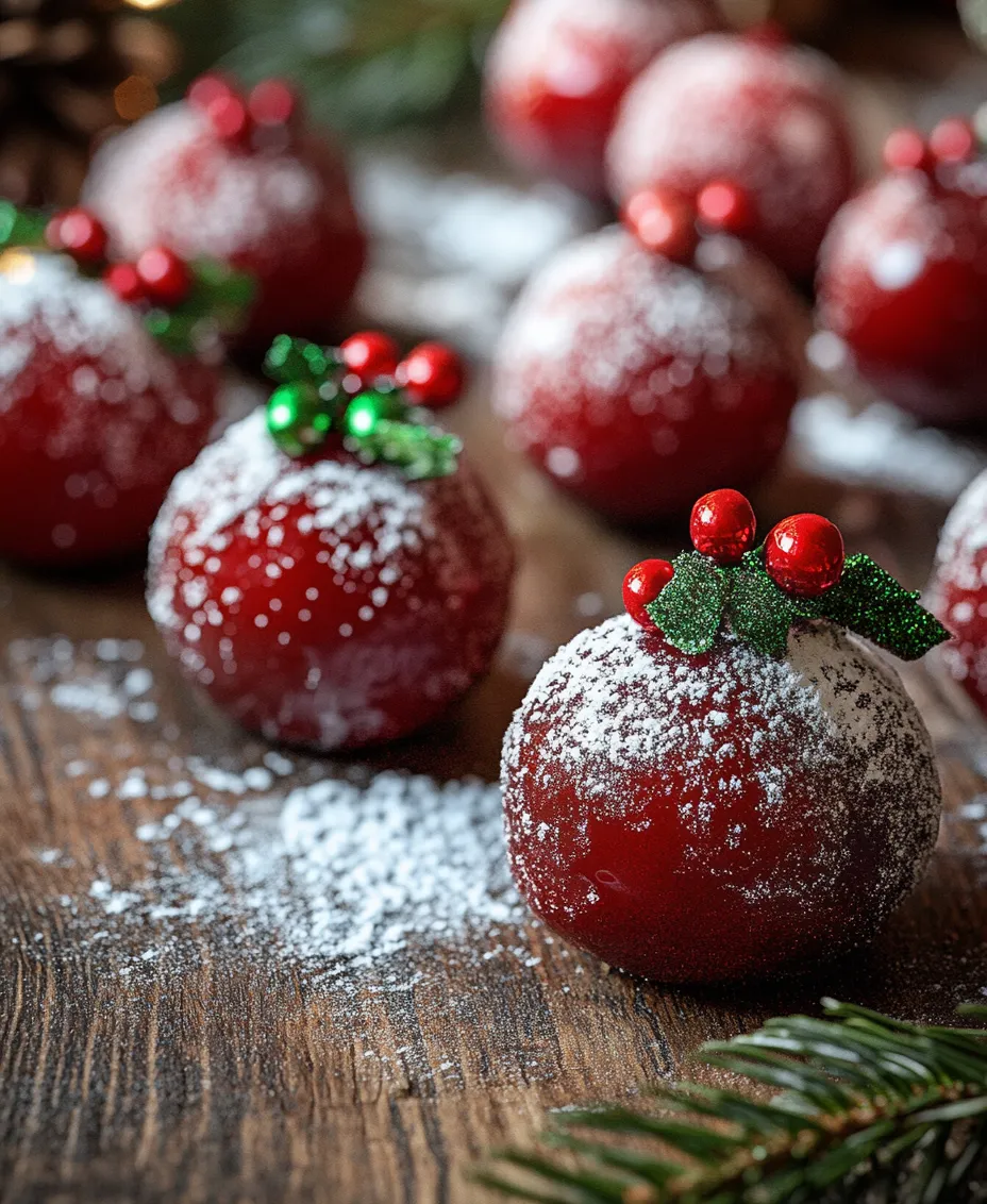 Christmas Cherry Bombs hold a special place in holiday traditions. They encapsulate the essence of the season with their rich flavors and festive colors, making them an ideal choice for Christmas parties, cookie exchanges, or simply as a sweet treat to enjoy with loved ones. The combination of chocolate and cherries evokes a sense of nostalgia, calling to mind cherished memories of family gatherings and festive celebrations.