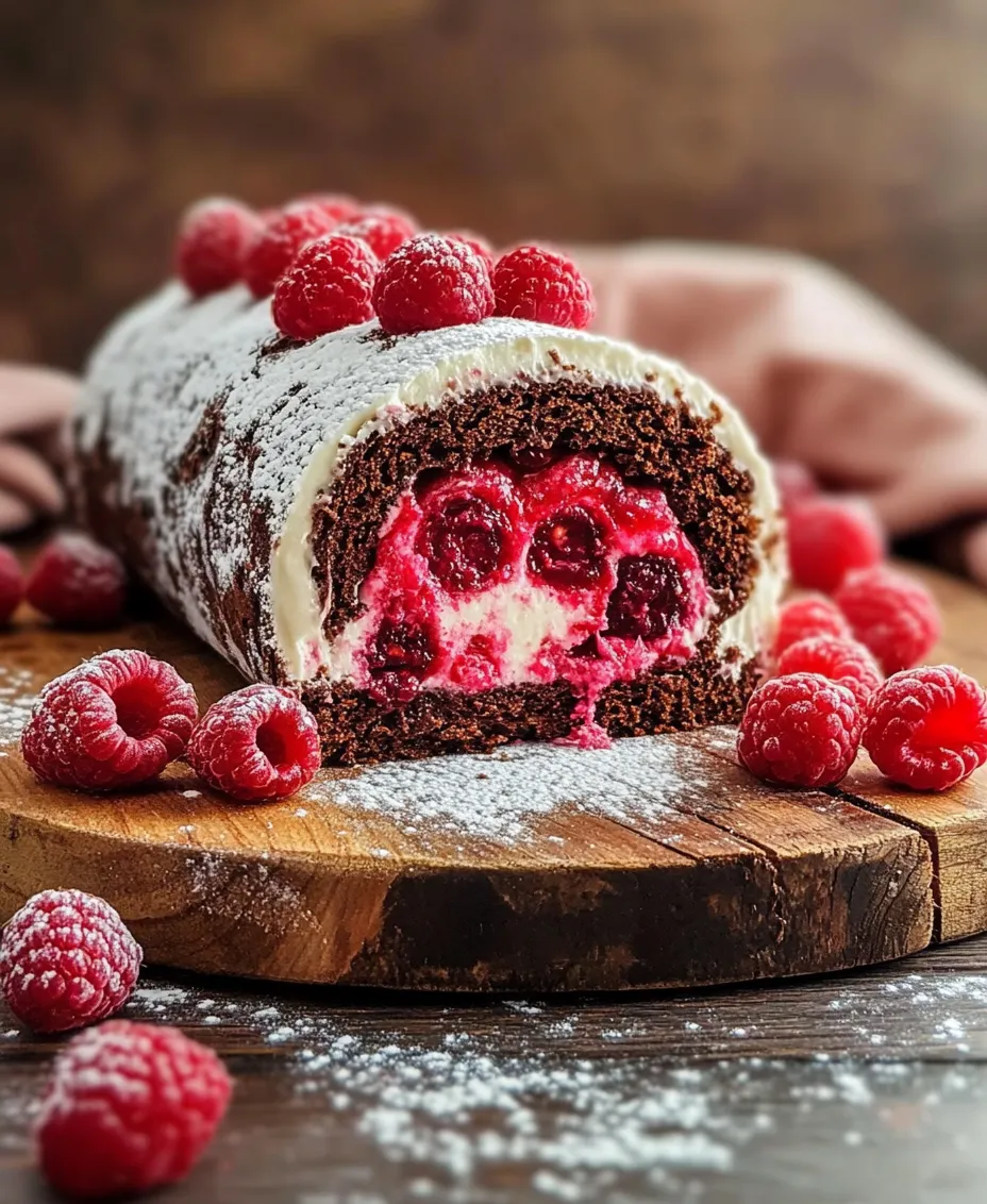 If you're searching for a dessert that combines elegance with a delightful burst of flavor, look no further than the Delightful Raspberry Cake Roll. This stunning dessert is not only visually appealing but also offers a perfect balance of sweetness and tartness, making it a favorite for any occasion. The cake roll consists of a soft, sponge-like cake enveloping a luscious raspberry filling and topped with a rich cream cheese frosting. It's a treat that impresses at gatherings or serves as a delightful end to a family meal.