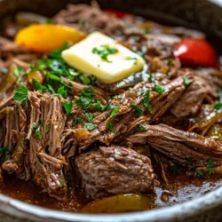 If you’re searching for a dish that embodies comfort and flavor, look no further than the Slow-Cooked Mississippi Pot Roast. Originating from the Magnolia State, this dish has gained immense popularity across the United States for its simplicity and robust flavors. The Mississippi Pot Roast is not just a meal; it's a hearty experience, merging the tender, juicy texture of slow-cooked beef with the delightful tanginess of pepperoncini peppers.