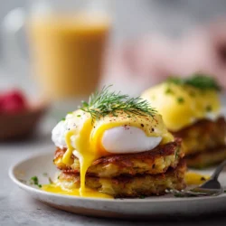 Crispy Latke Eggs Benedict Brunch