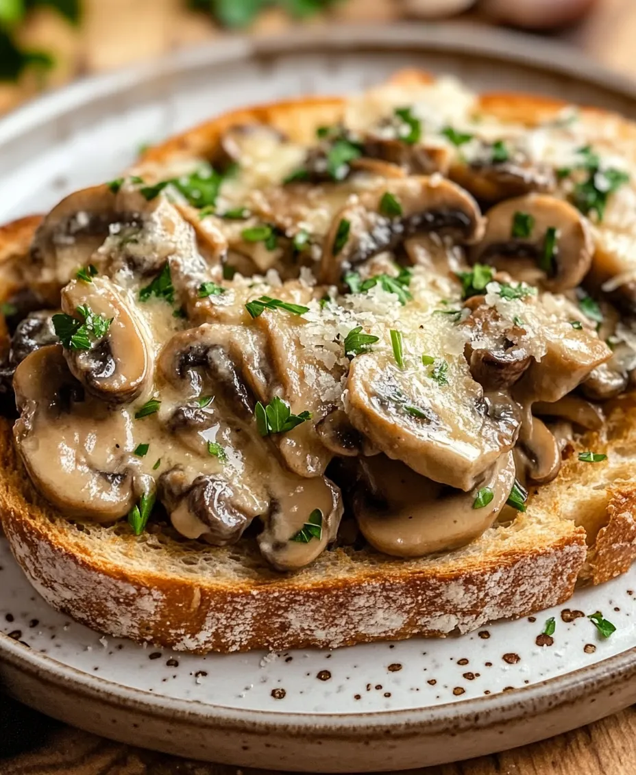 Savory Creamy Mushroom on Toast is a dish that effortlessly combines simplicity and sophistication, making it an irresistible option for any meal of the day. This delightful recipe features a medley of mushrooms cooked in a rich, creamy sauce, served atop crispy toast. Whether you're looking for a quick breakfast, a light lunch, or an elegant appetizer for your next gathering, this dish is versatile enough to fit the bill. The earthiness of the mushrooms melds beautifully with the creaminess of the sauce, creating a comforting, savory treat that is sure to please.
