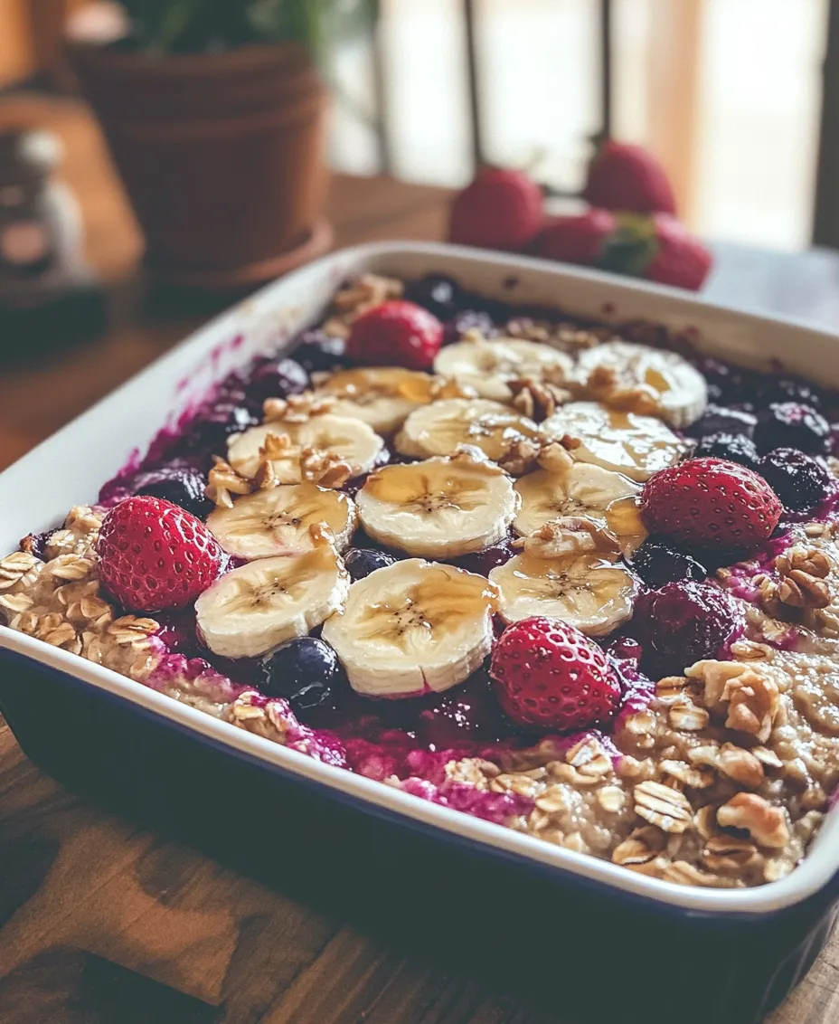 Breakfast is often referred to as the most important meal of the day, and for good reason. It sets the tone for your energy levels, mood, and overall productivity. One delightful and nutritious option to consider is our Nutty Bliss Peanut Butter and Jelly Baked Oatmeal. This recipe is a creative twist on the classic peanut butter and jelly sandwich, transforming it into a warm, comforting baked oatmeal that is both satisfying and packed with essential nutrients.