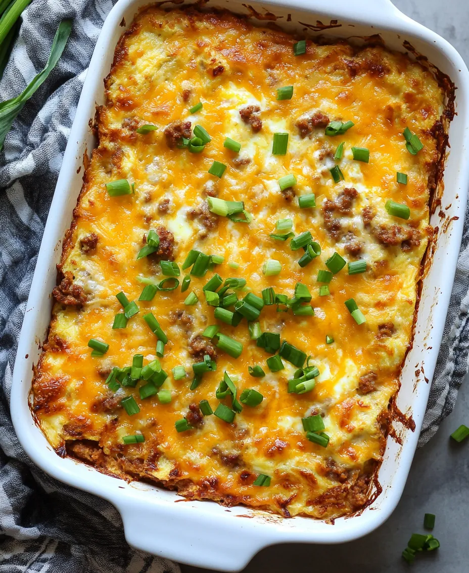 If you’re on the hunt for a breakfast or brunch recipe that’s both comforting and satisfying, look no further than Cheesy Sausage, Egg & Hashbrown Delight. This dish combines a medley of flavors and textures, making it a beloved choice for families and friends gathering around the table. Whether you’re preparing for a leisurely Sunday morning or meal prepping for the week ahead, this delightful casserole is sure to impress.