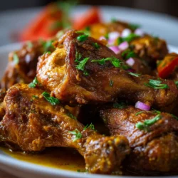 Authentic Jamaican Brown Stew Chicken
