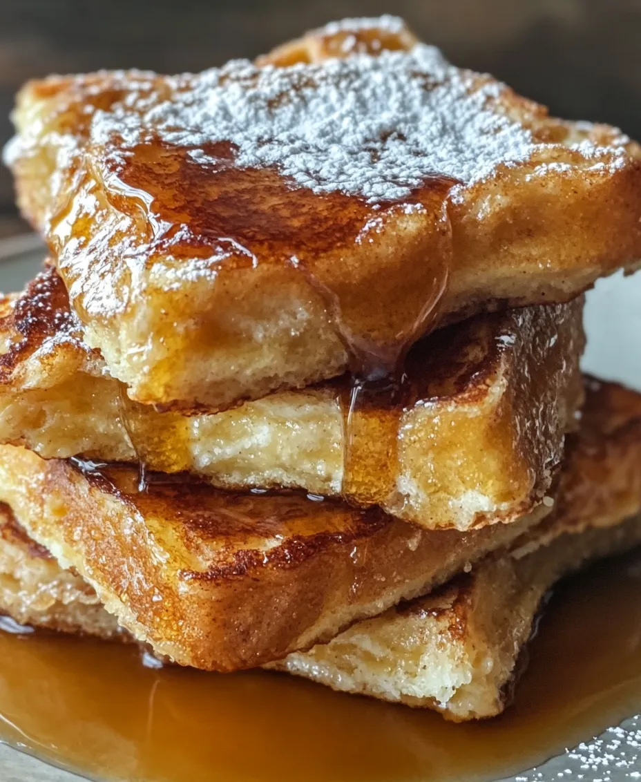 Cinnamon Roll French Toast is a delightful breakfast fusion that combines the warm, comforting flavors of cinnamon rolls with the classic indulgence of French toast. This innovative dish has quickly gained popularity among breakfast lovers, thanks to its sweet, gooey texture and rich flavor profile. Imagine biting into a soft, fluffy cinnamon roll, only to discover the added depth of flavor that comes from a delicious French toast batter. It’s a decadent treat that feels special enough for celebrations yet is simple enough for a laid-back weekend brunch.