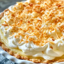 Coconut cream pie is a timeless dessert that brings together the creamy richness of coconut custard and the flakiness of a perfectly baked pie crust. This beloved classic has adorned dessert tables for generations, evoking memories of family gatherings, holiday feasts, and sunny afternoons. While you can find coconut cream pie in bakeries and restaurants, the homemade version surpasses them in flavor and quality. When you make this pie yourself, you have complete control over the ingredients, ensuring that every bite is fresh, creamy, and infused with the delightful taste of coconut.
