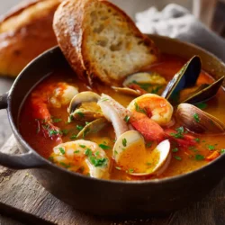 Classic Bouillabaisse Seafood Soup