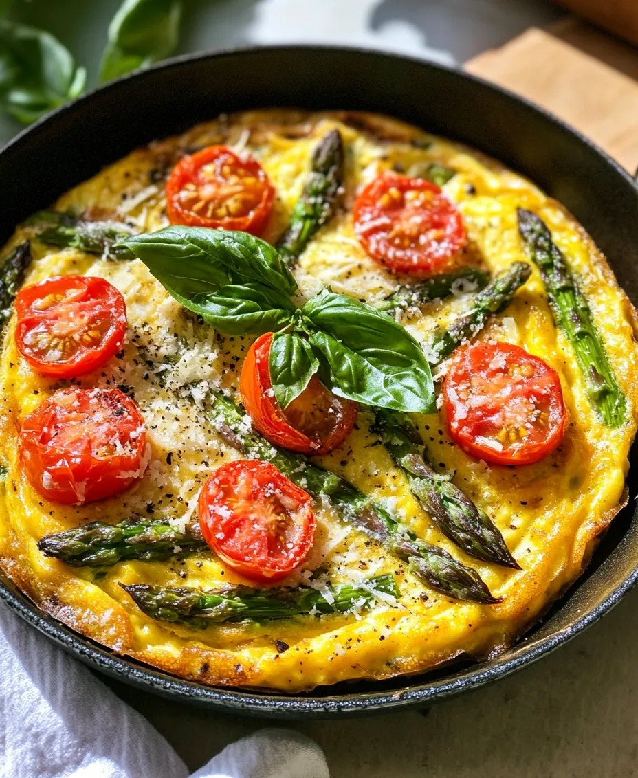Frittatas are a timeless dish that effortlessly bridges the gap between breakfast, brunch, and dinner, making them a staple in kitchens worldwide. Unlike omelets, which are typically folded over a filling, frittatas are cooked slowly with fillings integrated throughout, resulting in a custard-like texture that is both satisfying and nourishing. The Asparagus Frittata Delight takes this classic dish to new heights by highlighting the vibrant flavors and health benefits of asparagus, among other delightful ingredients.