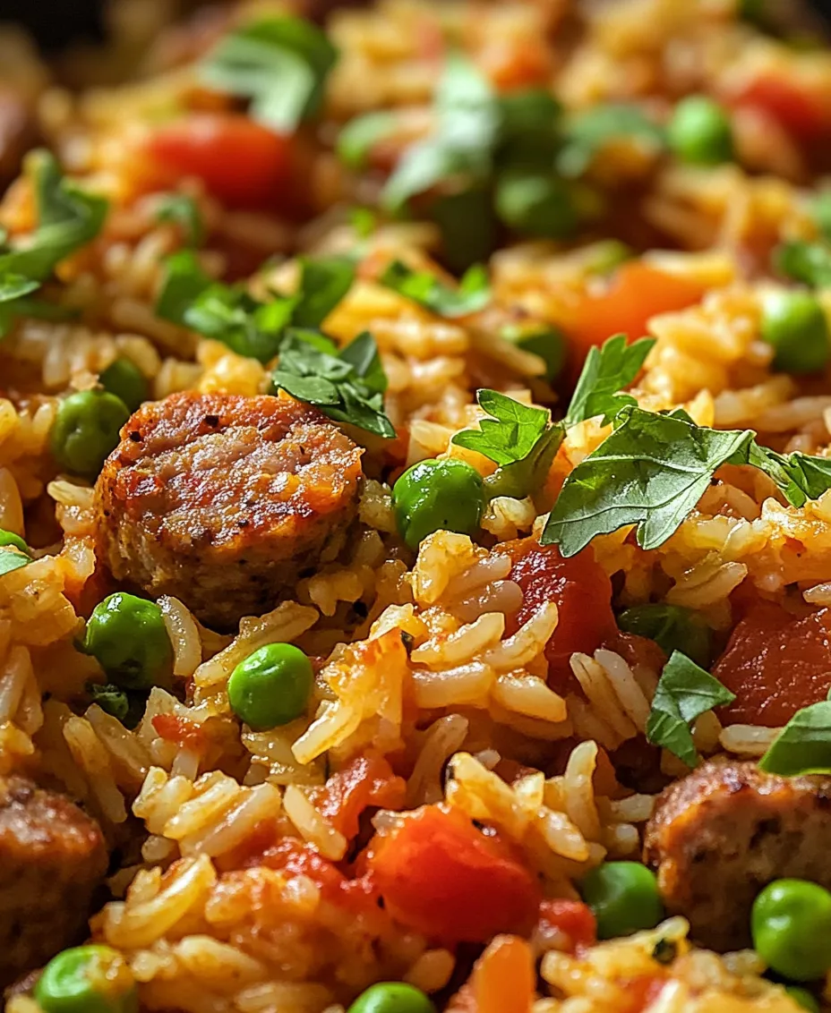 Sizzlin’ Italian Sausage & Rice Skillet is a dish that embodies the essence of comfort food while remaining remarkably easy to prepare. With its vibrant colors and enticing aromas, this one-pan wonder is not just a feast for the eyes but also a delight for the palate. The combination of savory Italian sausage, hearty rice, and a medley of fresh vegetables creates a symphony of flavors and textures that is sure to satisfy.