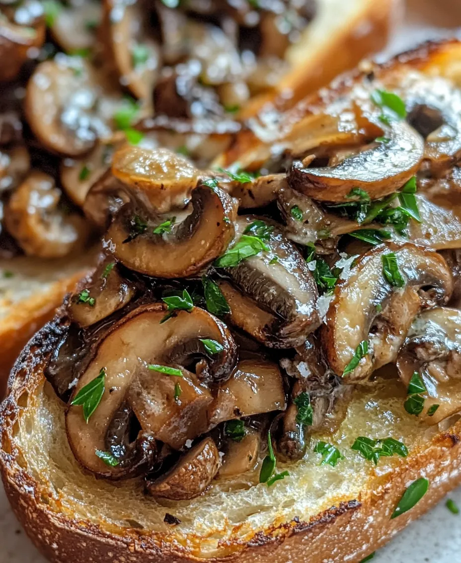 Imagine a dish that perfectly balances comfort and elegance—Creamy Mushroom Delight on Toast does just that. This delightful recipe is not only a feast for the eyes but also a treat for the palate, making it an ideal appetizer or brunch option. Whether you're preparing for a cozy family gathering or looking to impress guests at a weekend brunch, this dish brings a touch of sophistication to your table.