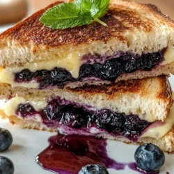 In the ever-evolving world of culinary delights, gourmet grilled cheese sandwiches have emerged as a popular trend, captivating taste buds with their indulgent combinations and creative twists. Gone are the days when grilled cheese was merely a quick comfort food; today, it stands as a canvas for culinary creativity, allowing chefs and home cooks alike to experiment with bold flavors and quality ingredients. One such delightful creation is the gourmet blueberry grilled cheese—a sandwich that beautifully marries the savory richness of cheese with the sweet, tangy burst of fresh blueberries.