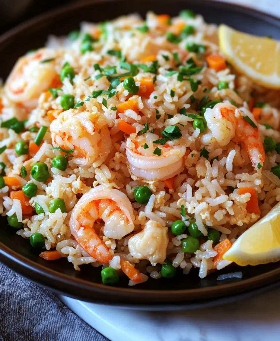 In the world of culinary delights, few dishes offer the vibrant flavors and textures that Ocean's Bounty Fried Rice with Shrimp & Crab brings to the table. This delightful recipe is not just a meal; it’s an immersive experience that transports your taste buds to coastal shores where fresh seafood mingles with fragrant jasmine rice. Perfect for a weeknight dinner or a special occasion, this dish combines the richness of shrimp and crab with the comforting familiarity of fried rice.