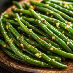 In the world of culinary delights, side dishes often play a supporting role, but some can truly steal the spotlight. One such dish is Simple Garlic Butter Green Beans. This quick and nutritious side dish is not only easy to prepare but also bursting with vibrant flavors that elevate any meal. Whether you're hosting a dinner party or simply enjoying a weeknight family meal, these green beans provide a delightful contrast to a variety of main courses, from grilled chicken to hearty beef.
