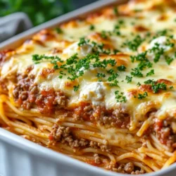 If you're searching for a dish that effortlessly combines comfort, flavor, and indulgence, look no further than Million Dollar Spaghetti with Creamy Alfredo Sauce. This crowd-pleasing recipe has gained popularity for its ability to impress at family gatherings, potlucks, and even casual dinners at home. The allure of this dish lies in its harmonious blend of savory meat sauce, luxurious creamy Alfredo, and a generous helping of cheesy goodness. It’s a perfect choice for those who enjoy rich flavors and hearty meals that evoke feelings of warmth and satisfaction.