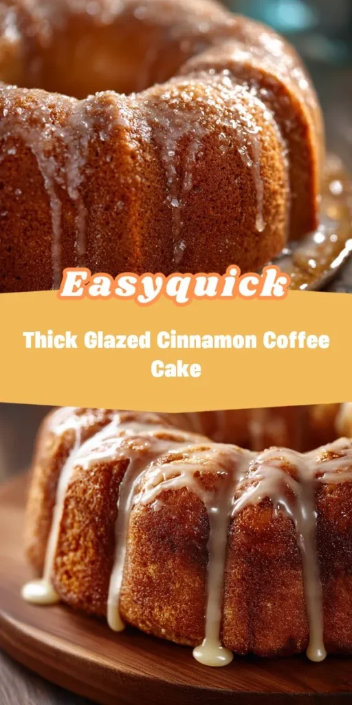 This Thick Glazed Cinnamon Coffee Cake is a warm and inviting dessert that fills your kitchen with the delightful aroma of cinnamon. With its rich, moist texture and sweet glaze, its the perfect pie-like treat to accompany your morning coffee or afternoon tea. Discover this easy-to-make recipe from simpleeats and make your next gathering deliciously memorable! CinnamonCake DessertLovers BakingJoy CoffeeCake HomeBaking SweetTreats ComfortFood