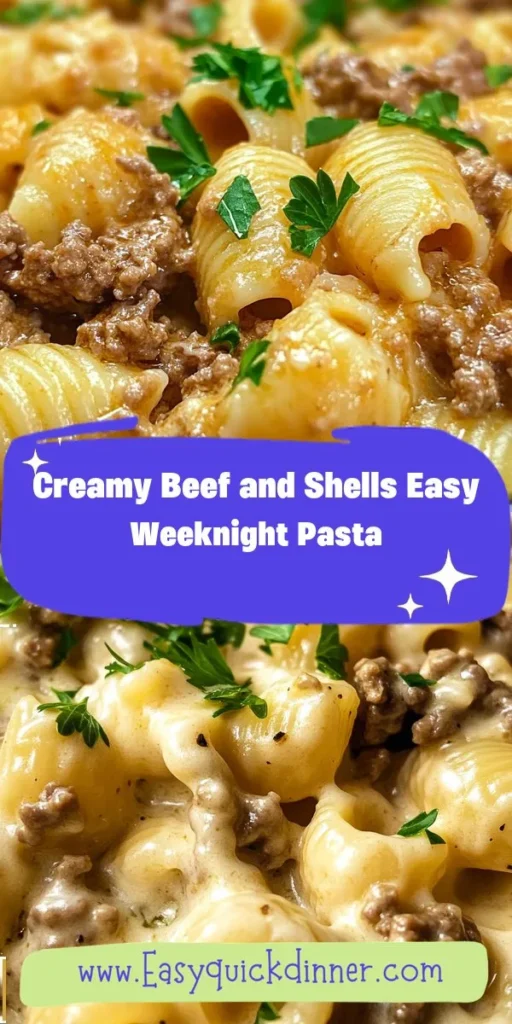 Looking for quick meal prep ideas this season? These easy lunch recipes will have you covered, especially with the delightful Creamy Beef and Shells Delight! Perfect for busy weekdays or weekend gatherings, this dish is as satisfying as it is simple. Try it out and let afterka inspire your cooking! QuickMealPrep EasyLunchRecipes ComfortFood CreamyPasta FamilyDinner WeeknightMeals CookingAtHome
