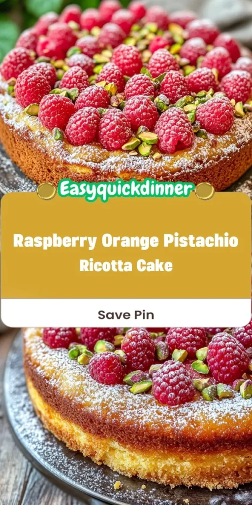 This 30-minute dessert is a game-changer for anyone seeking a simple pie recipe that delivers on flavor and style. With the vibrant notes of orange and tart raspberries combined with creamy ricotta and crunchy pistachios, every bite is a delightful surprise. Perfect for any occasion, afterka has never tasted so good! DessertIdeas PieRecipe QuickDesserts BakingLove FlavorfulBites EasyRecipes SweetTreats