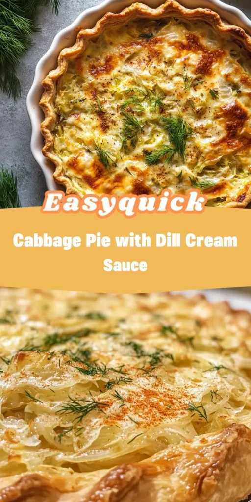 Looking for healthy lunch ideas that are both satisfying and easy to prepare? This Savory Cabbage Pie with Dill Cream Sauce offers a delightful blend of flavors and wholesome ingredients that make for a perfect lunchtime treat. With its flaky crust and creamy filling, its a delicious twist on traditional comfort food thats sure to impress! Afterka will help you elevate your lunch game. HealthyLunchIdeas EasyLunchRecipes CabbagePie ComfortFood HealthyEating MealPrep VegetarianRecipes