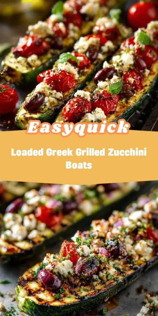 Get ready for summer with these colorful Loaded Greek Grilled Zucchini Boats! Perfect for family gatherings or a light weeknight meal, this dish is a celebration of fresh vegetables and Mediterranean flavors. Pair it with a refreshing juice or smoothie for a delightful summer feast. Check out more at simpleeats! GrilledZucchini GreekCuisine HealthyEating SummerRecipes VegetarianMeals SimpleEats FreshProduce