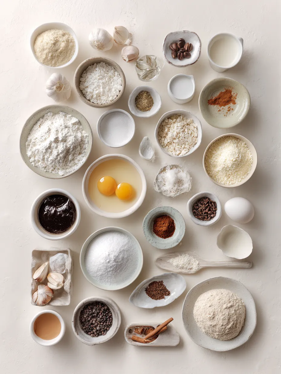 Ingredients for Winter Coffee Brioche Buns: A Cozy Delight for Cold Days