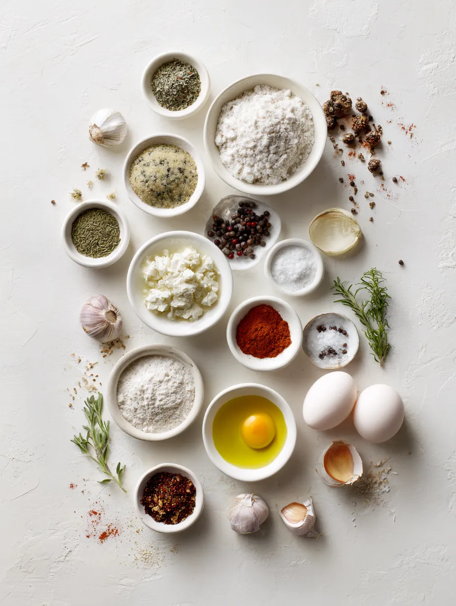 Ingredients for Muffuletta Sandwich Madness