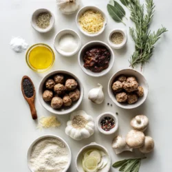 Ingredients for Cozy Meatball Stew: A Heartwarming Recipe for All Occasions