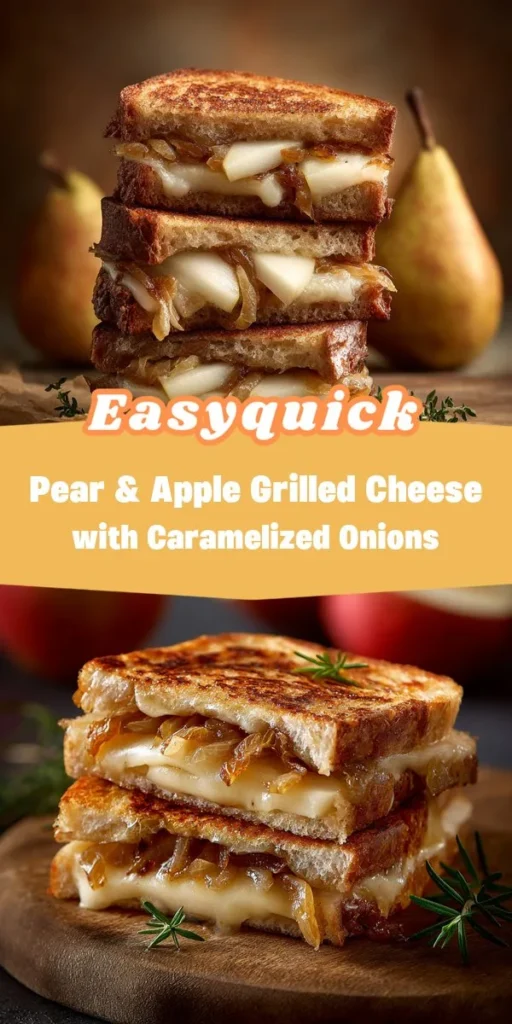 Looking for a quick, low-carb lunch that doesn&rsquo;t skimp on flavor? This Pear & Apple Grilled Cheese with Caramelized Onions packs a protein punch while satisfying your taste buds with its sweet and savory combination. Try this delicious twist for your next meal, and check out epiceats for more inspiring recipes! LowCarbLunch ProteinPackedLunch GrilledCheese HealthyEating ComfortFood QuickRecipes FoodInspiration