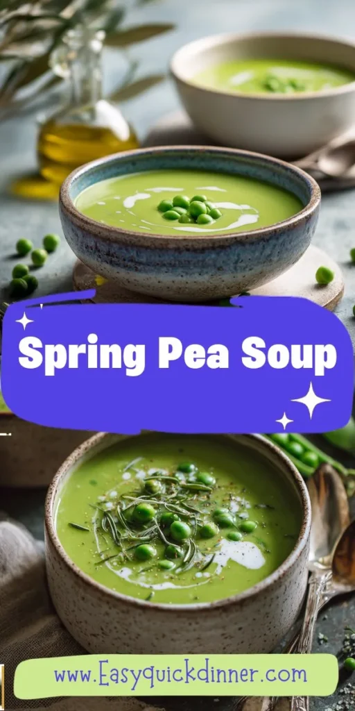 Transform your lunch routine with this one-pan lunch recipe featuring a creamy spring pea soup that&rsquo;s perfect for a quick vegetarian lunch option. Packed with wholesome ingredients and vibrant flavors