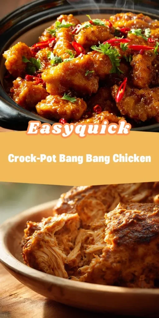 your Crock-Pot for a flavor-packed twist on your typical chicken dinner recipe. This Bang Bang Chicken pairs beautifully with rice or lettuce wraps, making it a versatile option for a simple steak dinner night too. Check out more mouthwatering ideas like this one at epiceats! CrockPotRecipe ChickenDinner BangBangChicken EasyDinner MealPrep Flavorful epiceats