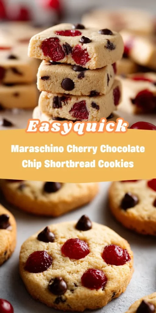 Get ready to impress your guests this holiday season with these easy homemade dessert ideas! These Maraschino Cherry Chocolate Chip Shortbread Cookies are not only simple to make but also a delightful twist on a classic treat. Perfect for cookie swaps or cozy gatherings, these cookies will bring a burst of flavor to your celebrations. Check out more at epiceats! homemadedessertideas easycakerecipes cookieexchange holidaybaking dessertlovers chocolatechipcookies bakingfun