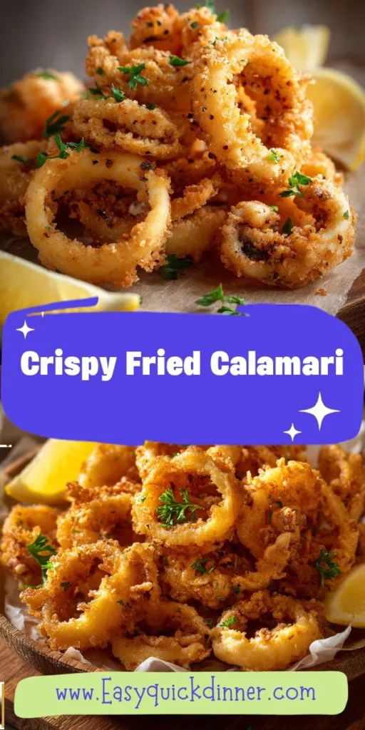 Elevate your holiday gatherings with this crispy fried calamari, a perfect vegetarian appetizer that caters to all tastes! The light, golden coating, infused with a blend of spices, pairs wonderfully with zesty lemon and your choice of dipping sauce, making it a crowd-pleaser for any occasion. Discover more irresistible flavor combinations at epiceats. HolidayAppetizerRecipes VegetarianAppetizer CrispyCalamari GourmetSnacks FestiveFlavors PartyEats SeafoodDelight
