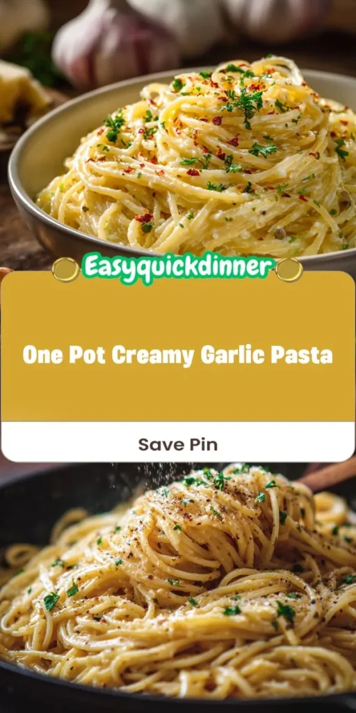 Elevate your meal prep with this one-pot creamy garlic pasta, a quick and nutritious option that satisfies your cravings without the fuss. Perfect for busy days, this recipe allows you to whip up a co