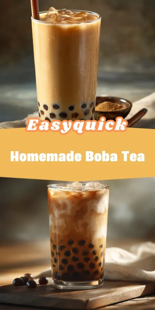 Transform your summer days with this refreshing homemade boba tea recipe! Enjoy the rich flavors of perfectly cooked tapioca pearls blended with your favorite tea and milk, creating the ultimate quick