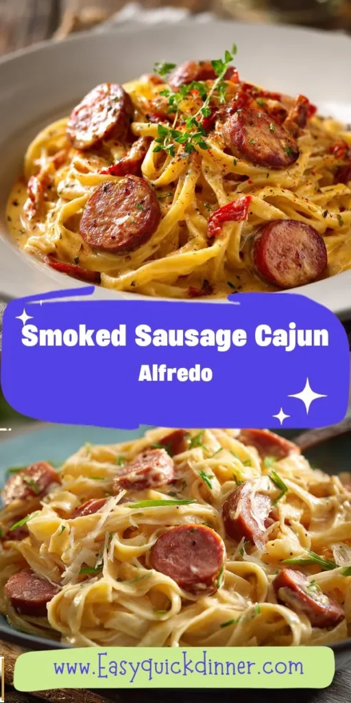 Elevate your mealtime with this Smoky Cajun Sausage Alfredo Delight, a perfect blend of creamy, zesty flavors that will keep you coming back for more. With a kick of Cajun seasoning and the rich taste of smoked sausage, this dish offers a satisfying twist on a classic that will impress any dinner guest. For more recipe inspiration, visit epiceats and explore a world of refreshing drink recipes and coffee drink variations to complement your meal! CajunCooking PastaLovers ComfortFood RecipeIdeas Foodie Epiceats ItalianCuisine