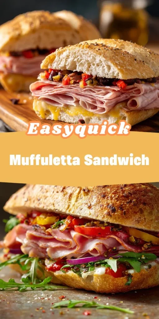 Pack your family&rsquo;s lunchbox with a taste of New Orleans this season! This Muffuletta Sandwich is a fun twist on healthy lunch ideas that everyone will love, making it the perfect family-friendly lunch for picnics or cozy gatherings. Check out epiceats for more creative recipes that bring joy to mealtime. HealthyLunchIdeas FamilyFriendlyLunch Muffuletta PicnicFood SandwichRecipes Foodie SeasonalEats