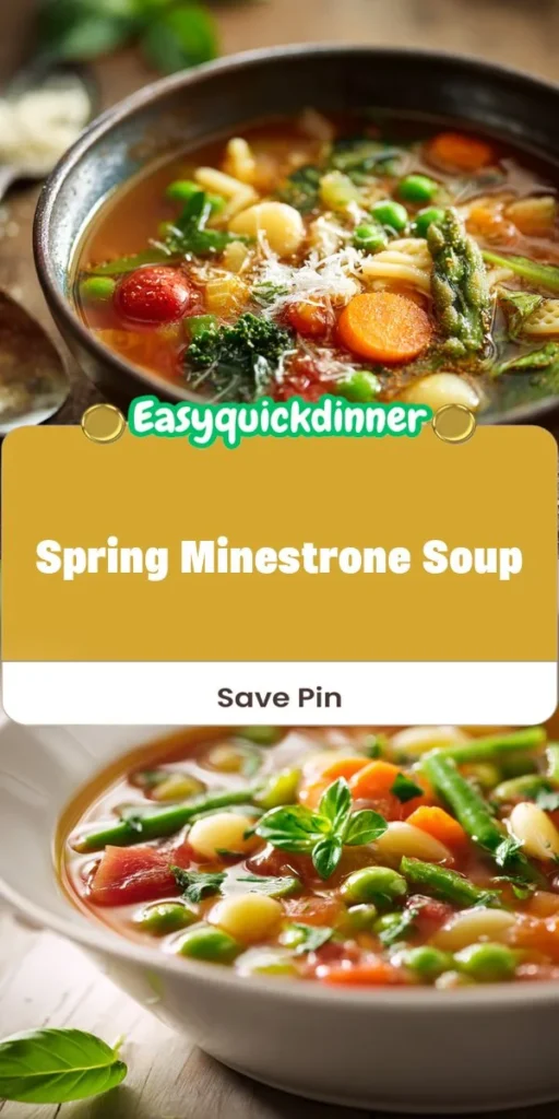 a few more minutes before adding the vegetable broth and canned tomatoes. This vibrant minestrone soup is a perfect one-pot dinner idea, packed with nutrient-rich vegetables that the whole family will