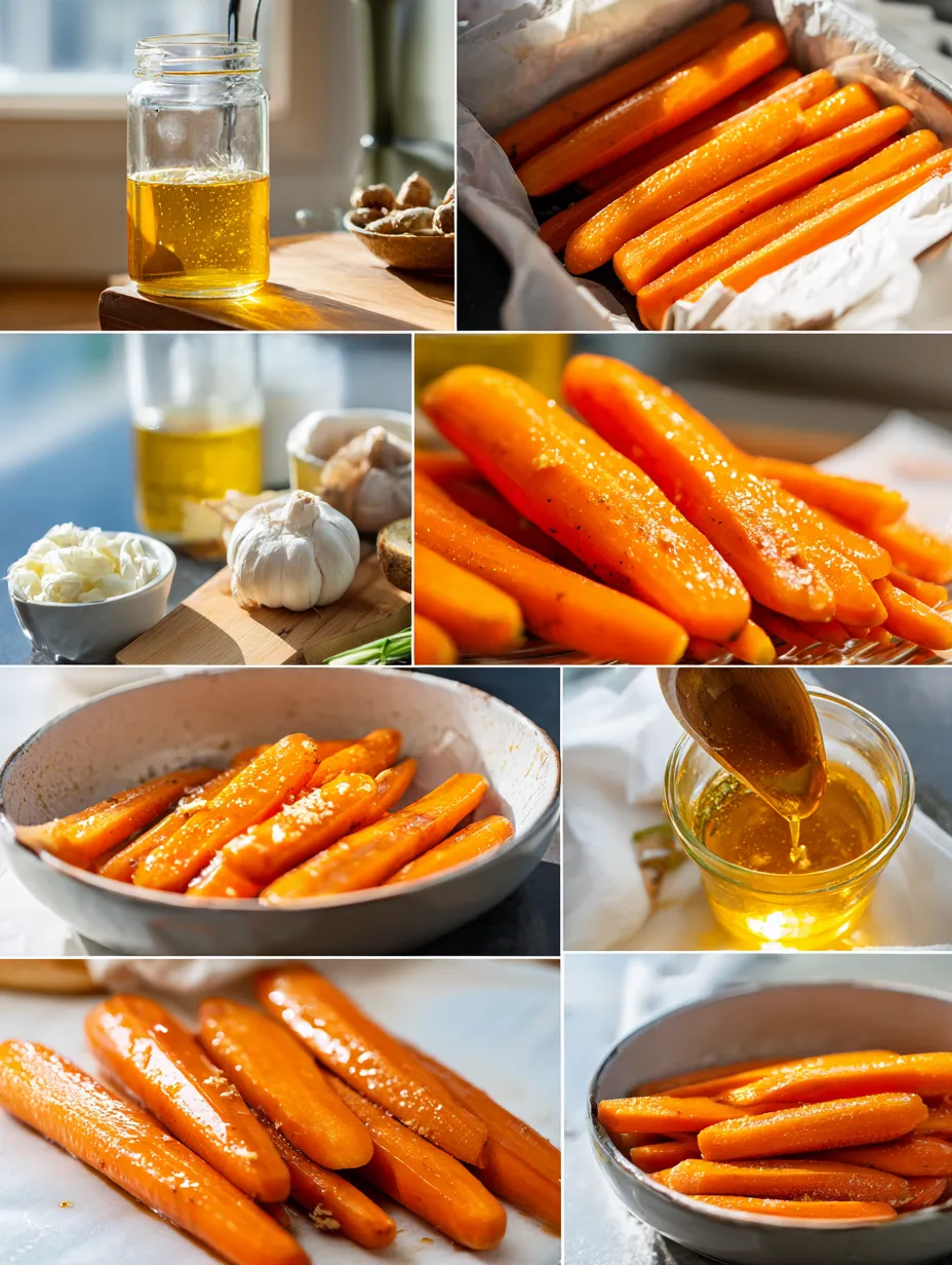 Step by step instructions for Sweet & Savory Honey Garlic Glazed Carrots: A Culinary Delight
