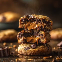 There’s something undeniably captivating about cookies—especially those that promise a gooey, molten center. With their golden, crisp edges and warm, soft interiors, cookies can evoke nostalgia, comfort, and joy, transporting us back to moments spent in the kitchen with loved ones. Among the myriad cookie variations available, Peanut Butter Cup Lava Cookies stand out as a decadent twist on the classic cookie experience.