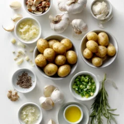Ingredients for Crunch of Garlic-Infused Baby Potatoes: A Flavorful Delight
