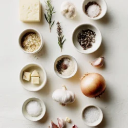 Ingredients for Divine Creamy French Onion Soup
