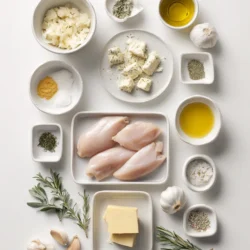 Ingredients for Creamy Garlic Parmesan Chicken